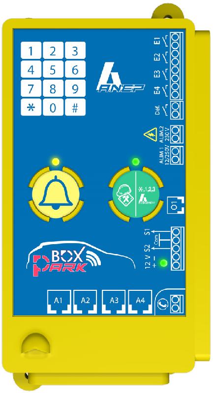 Box-Park - Télésurveillance - ANEP - Contrôle de porte de garage et équipements avec Serveur Vocal_0