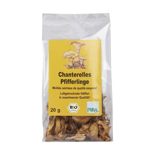 PURAL CHANTERELLES SÉCHÉES EN SACHET 20GR CHAMPIGNONS