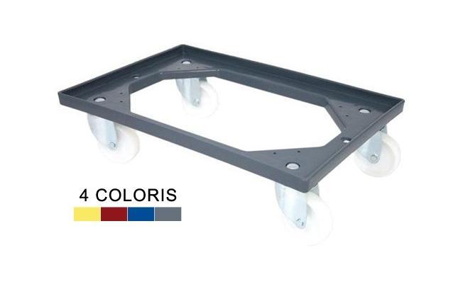 Chariot  pour bac euronorm roues pivotantes polyamide_0