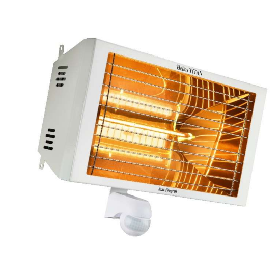 Chauffage radiant industriel helios titan super power avec détecteur de présence - star progetti - 109496_0