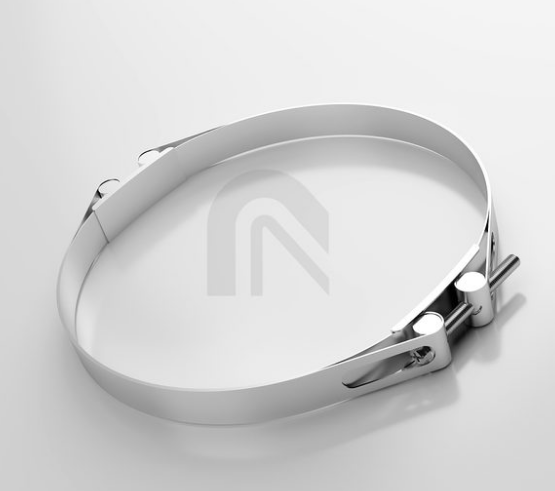 Collier spécial pour le serrage de tuyaux en spirale moyens et lourds aux pièces de raccordement des installations mobiles et stationnaires_0