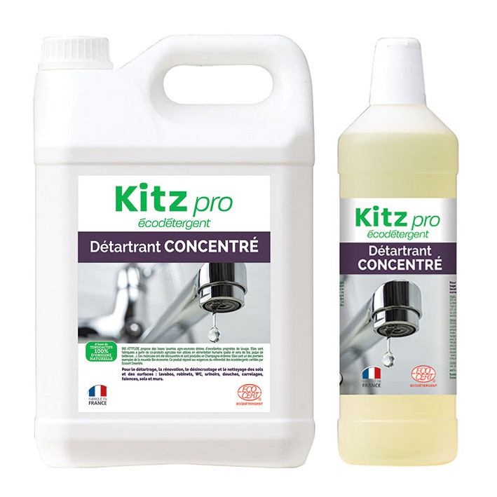 Détartrant concentré Kitz Pro - rénovation et nettoyage des surfaces - Réf B000939, B000941, B000937_0