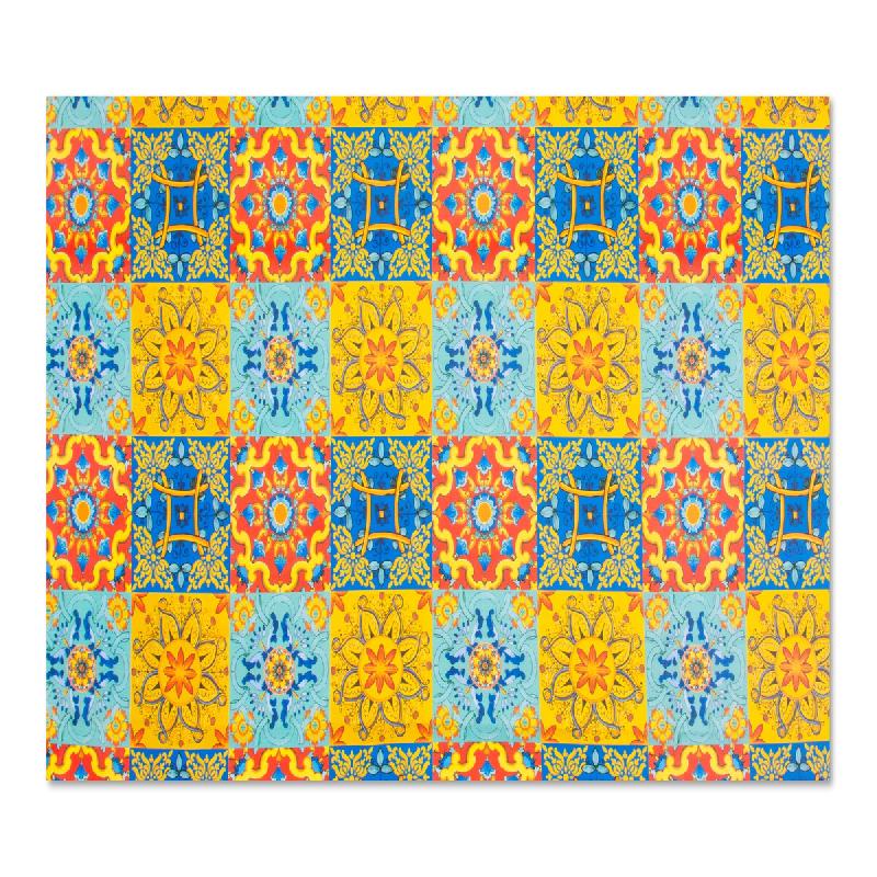 Excelsa nappe Trinacria coton 140x240 cm multicolore - multicolore textile 66741_0