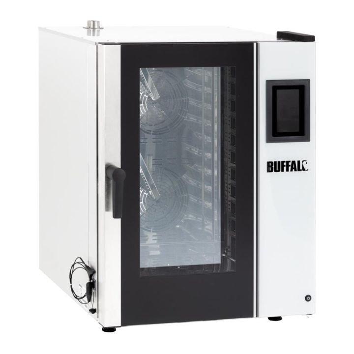 Four mixte Buffalo 11x GN 1/1 à écran tactile – Cuisson professionnelle multifonction, 18 500W, 400V - TRI_0