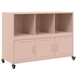 Helloshop26 - Buffet bahut commode armoire meuble de rangement organisateur cuisine salle de séjour salon 100,5 x 39 x 72 cm acier 02_0036195 - 30002_0