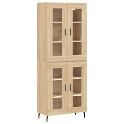 Helloshop26 - Buffet bahut commode armoire meuble de rangement organisateur cuisine salle de séjour salon haut sonoma 69,5 x 34 x 02_0034160 - 300021_0