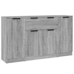 Helloshop26 - Buffet bahut commode armoire meuble de rangement organisateur cuisine salle de séjour salons 3 pcs sonoma bois 02_0037172 - 30002132517_0