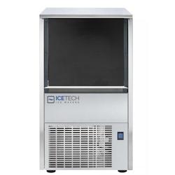 Machine à Glaçon Professionnelle - Glaçon Creux - Condenseur EAU ou AIR - Icetech - l40.1- L- P50.6- h69.8- - 0650414256762_0