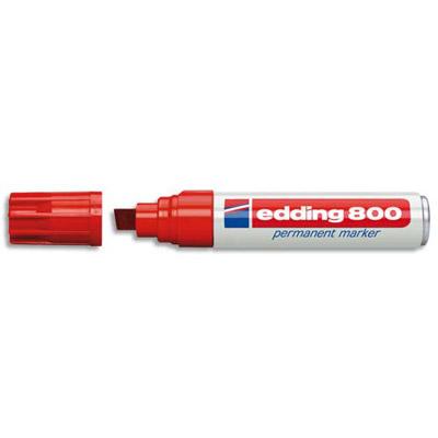 MARQUEUR PERMANENT EDDING JUMBO E-800 - ROUGE