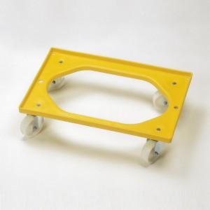 Plateau roulant - porte-bac 600 x 400 mm pour bacs ou caisses de dimension 600 x 400 mm_0