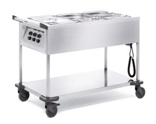 Saw - chariot bain marie - mercura® industries suisse s.A. - avec accessoire récipient gn_0