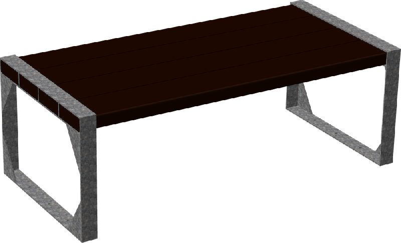 Table basse D'ho - Espace Renard fabricant et installateur - Réf : DH14 - Matériaux durables et dimensions spécifiques_0