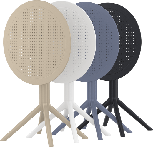 Table ronde pliante 600x740 mm - TBLPLRPPBC-ST01_0