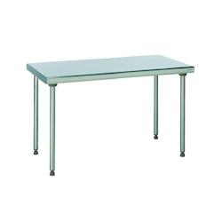 Tournus Equipement - Table inox centrale TS15N 900 x 1500 x 600 mm - Bords anti-coupures et piétement inox_0