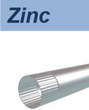 Tuyau cylindrique agrafé en zinc - Réf 01tuyagzin018 - Diamètre 200mm, épaisseur 0,70mm, longueur 2000mm_0