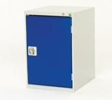 Armoire d'atelier à porte - réf 169 11 200.11v - hauteur 750 mm avec 2 tablettes_0