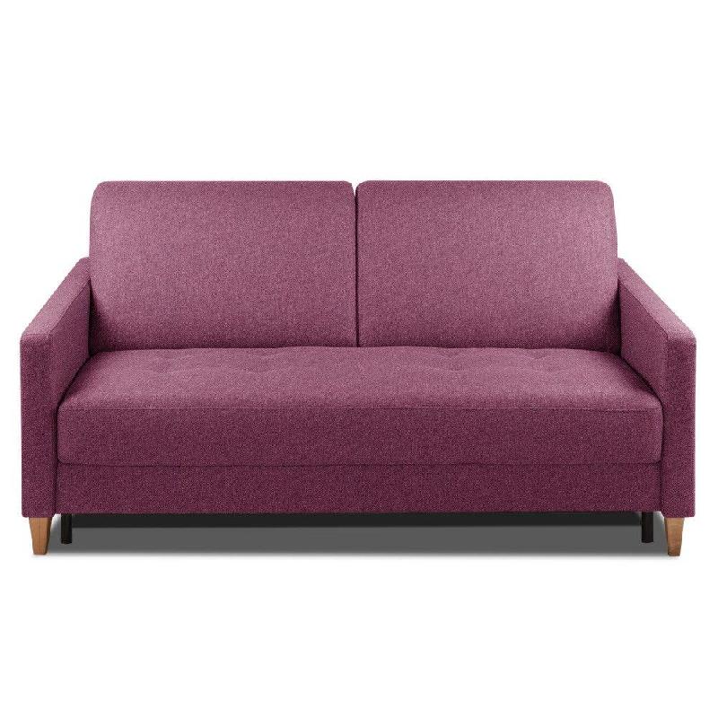CANAPÉ CONVERTIBLE OGGETTO MATELAS 16 CM SYSTÈME EXPRESS SOMMIER LATTES 120CM RENATONISI TWEED ROSE_0