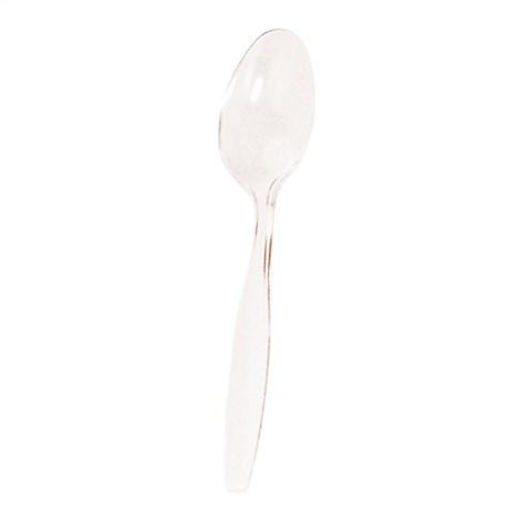 CUILLÈRE DE LUXE 15.5 CM PS TRANSPARENT (VENDU PAR 1000)