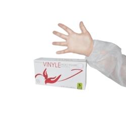 FHC evolupack FHC - 100Pcs - Gant vinyle micro-poudré taille XL 5,2 gr - Conforme à la règlementation REACH 240x115mm - XL transparent plastique FH_0