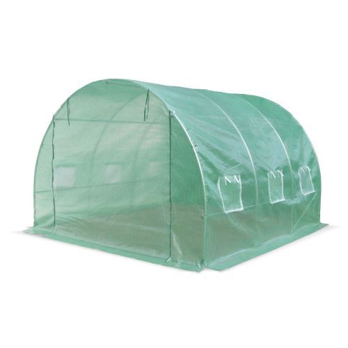 Ghtml3x3cover - bâche de remplacement pour serre de jardin tunnel 3 x 3 m, film de serre 9m²_0