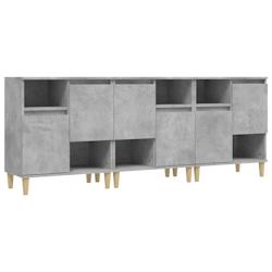 Helloshop26 - Buffet bahut commode armoire meuble de rangement organisateur cuisine salle de séjour salons 3 pcs 60 x 35 x 70 cm 02_0037119 - 3000213_0