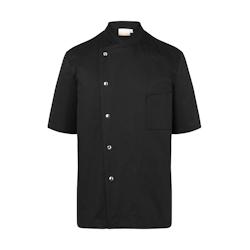 KARLOWSKY Veste de cuisine homme, manches courtes, noir , 44 - 44 noir 1000112051_0