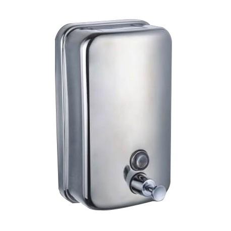 Lot de 3 distributeurs de savon anti-vandalisme en inox - 500 ml - remplissage facile et fixation incluse_0