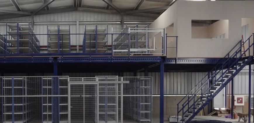 Mezzanine - plate-forme industrielle en standard ou sur mesure - Ht de 2500 à 6000_0