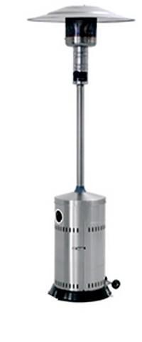 Parasol chauffant pour extérieur - acier inoxydable - gaz GPL - 13,5 kW/h_0