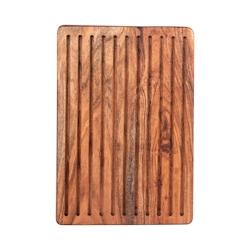 Planche à pain en acacia 38x27 cm - Marron - Rectangle - Bois massif - Table Passion_0