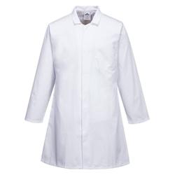 Portwest - Blouse agroalimentaire blanche avec 3 poches et fermeture à pressions - Taille L - 5036108122059_0