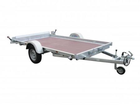 Remorque porte-engins Lider 0.75t - 3.04m - 1 essieu - Plateau Robust 37370 - PTAC jusqu'à 750kg_0