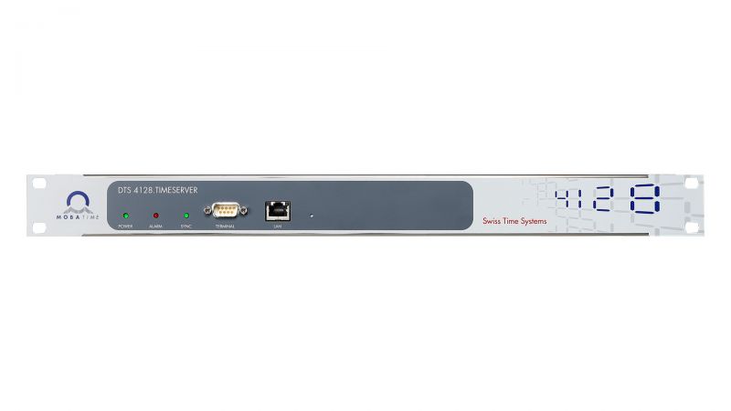 Serveur de temps NTP - DTS 4128 Mobatime - 1 port LAN RJ45 - Référence temporelle précise_0