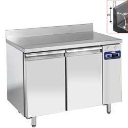 Table frigorifique murale ventilée - 2 portes GN 1/1 - 260 litres - sans groupe - TS2N/LA_0