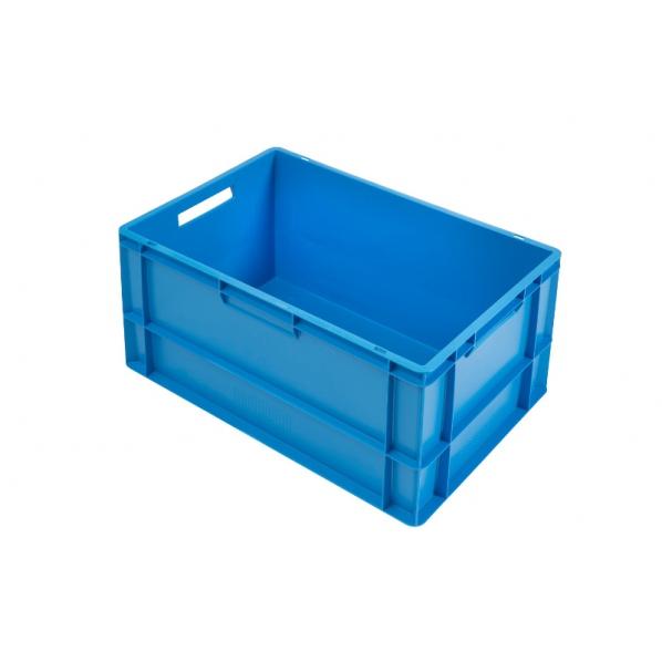 Bac norme Europe 600 x 400 x 320 mm - Bleu - Compatible alimentaire - Empilable et gerbable_0