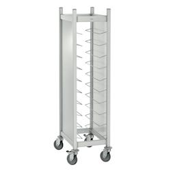 Chariot CHR acier inoxydable Professionnel - 10 Plateaux - Bartscher - acier 300149_0
