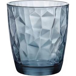 Bormioli Rocco - Gobelet forme basse Diamond bleu 30 cl x 3 - bleu verre 5128730_0
