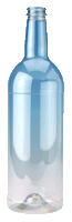 Bouteille bordelaise 1000ml - PET cristal - Ref. BDX - 41g - Hauteur 288mm - Diamètre 82mm - Col PCO 28_0