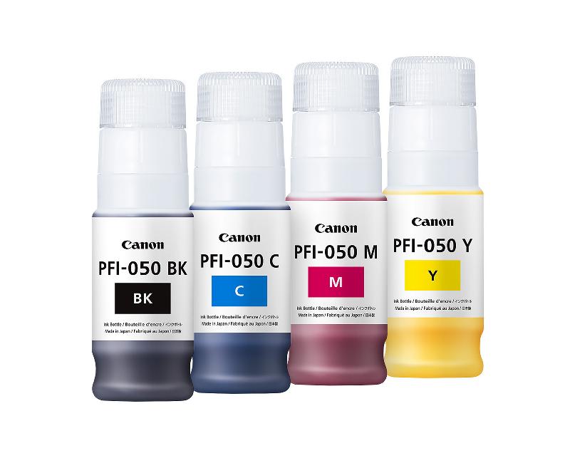 Cartouches d'encre PFI-050 - imprimante TC-20 - remplissage sans déversement_0