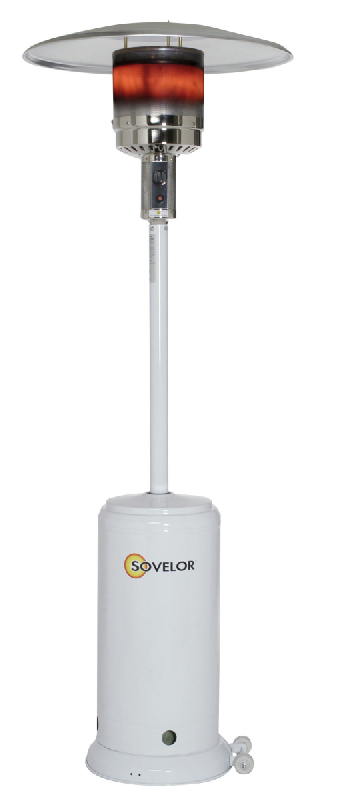 Chauffages mobiles au gaz propane Sovelor Brasilia MB - parasols chauffants radiants mobiles avec roues, sans alimentation électrique_0