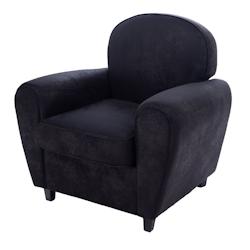 Fauteuil club noir -  Autre Cuir Amadeus 86x82 cm - noir 3520071925561_0