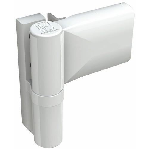 PAUMELLE POUR MENUISERIE PVC TYPE KT-NR6-PORTE 120 KG - BLANC RAL 9010 HAHN