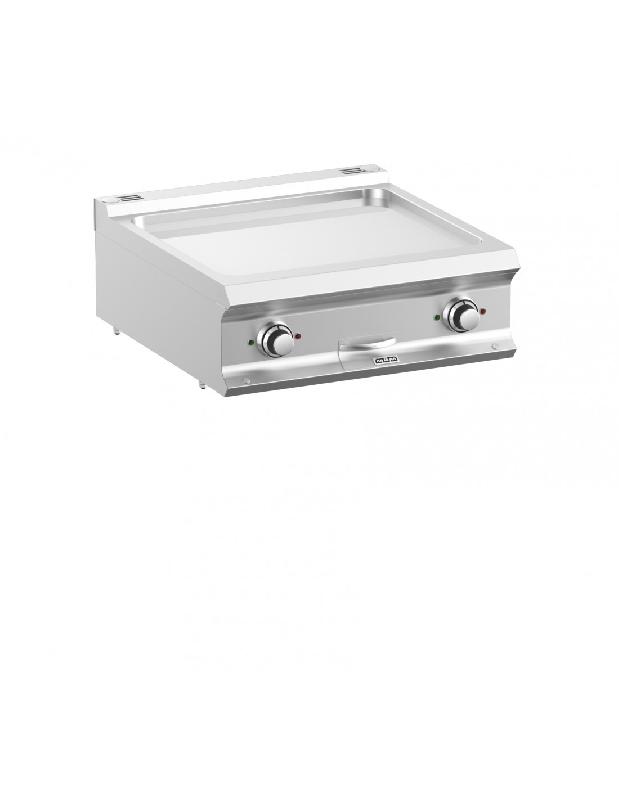 Plancha électrique - plaque lisse en acier inoxydable, 10 Kw - MBM FTBE77TLC_0