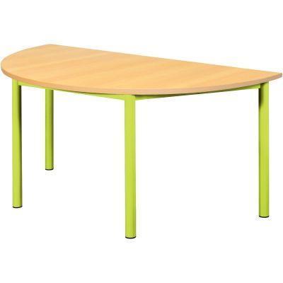 Table 1/2 lune 120x60 cm - LNR Mobiliers - Référence TN5126M T2VG_0