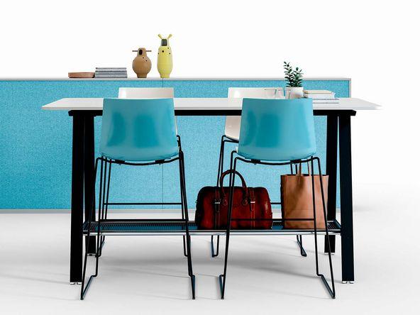 Table haute en bois blans pas cher_0