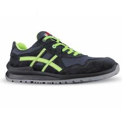 U-Power - Chaussures de sécurité basses AYRTON - légères et souples - S1P SRC - Gris/Vert - Taille 44_0