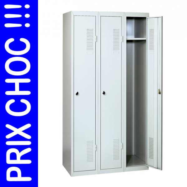 Vestiaire démontable industrie propre éco - Élément suivant - Marque Rolléco - Ajout de cases modulables_0
