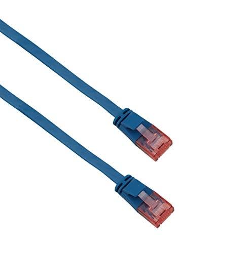 HELOS - Câble patch ultra fin U/UTP Cat 6 - Bleu - 0,25 m - Référence 262966_0