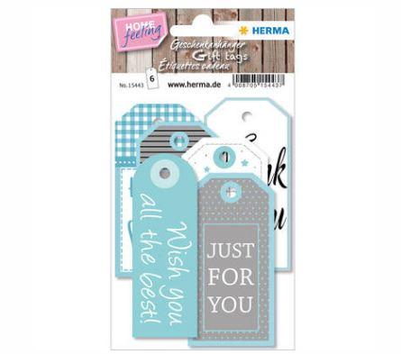 Étiquettes personnalisables pour cadeaux - motif Thank You - avec fil - lot de 6 pièces_0