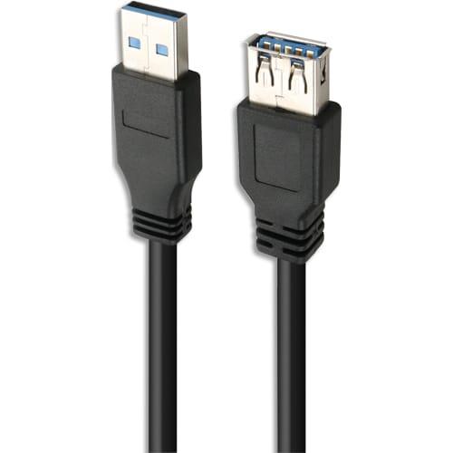 Apm rallonge USB 3.0 - USB-A mâle/femelle - noir - 3m - transfert jusqu'à 5Gb/s_0